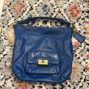 Royal Blue Coach Bag